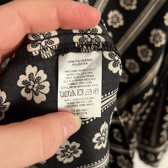 LOFT Faux wrap blouse - large - Picture 3 of 6